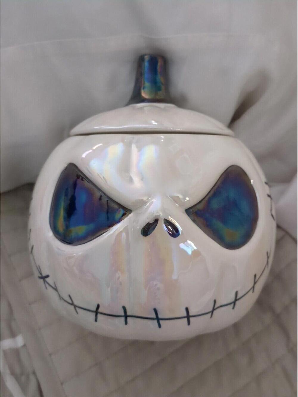 Disney Jack Skellington Tim Burton's Nightmare Before Christmas Cookie Jar NEW
